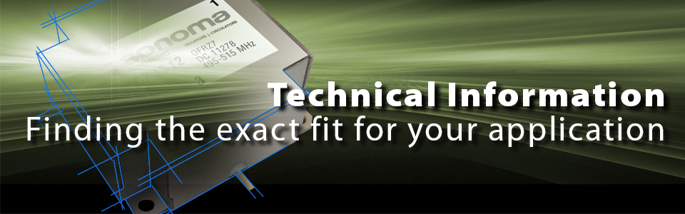 Technical Information - Finding the exact fit for your application.
